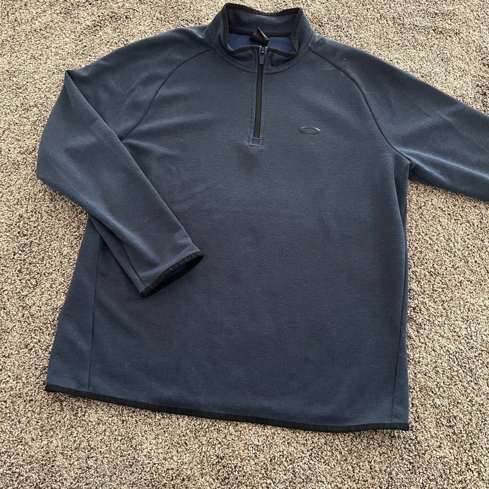 Oakley Dark Blue Quarter-Zip Pullover